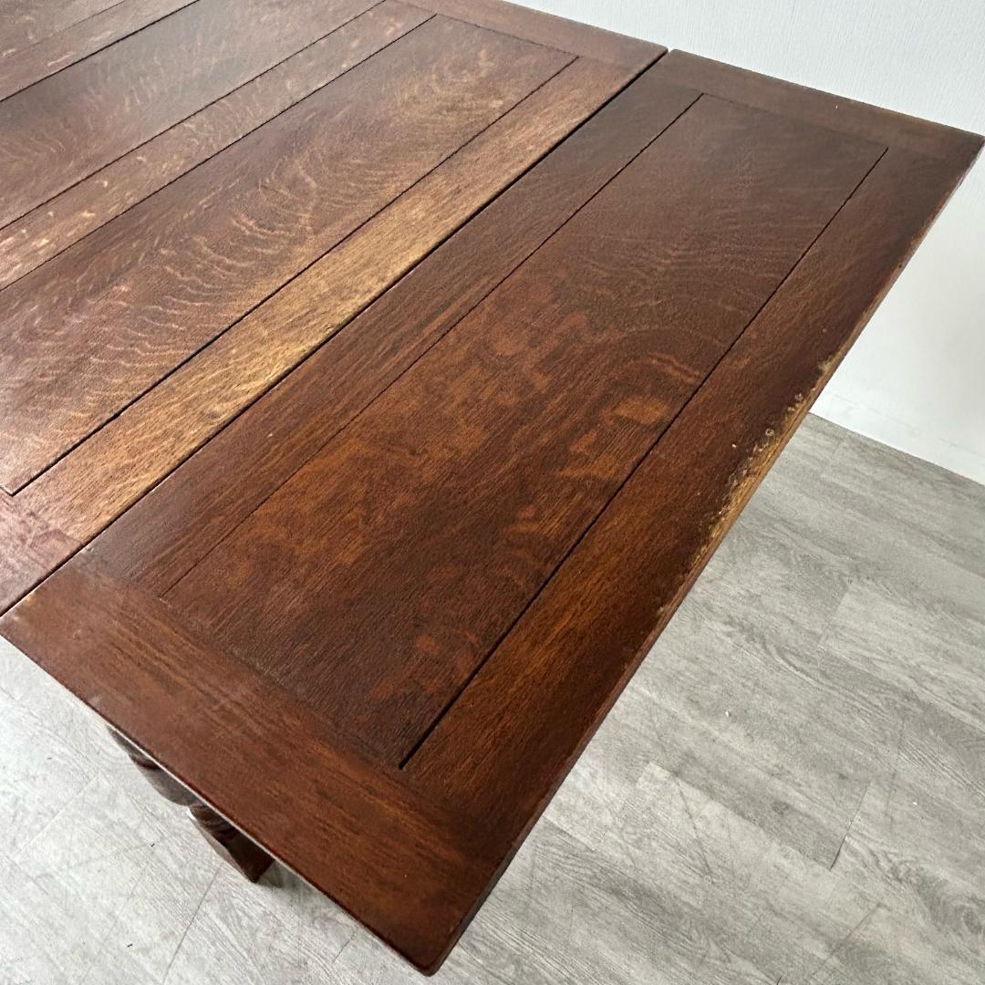 【最終値下げ】イギリス アンティーク家具 ドローリーフテーブル 拡張　269A