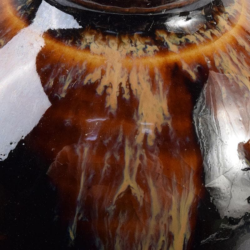 茶道具　桶谷定一作　茄子　茶入　共箱　V　7949