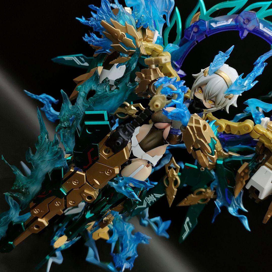 メガミデバイス　皇巫（オウブ) スサノヲ　くノ一雷電の陣　塗装完成　コトブキヤ