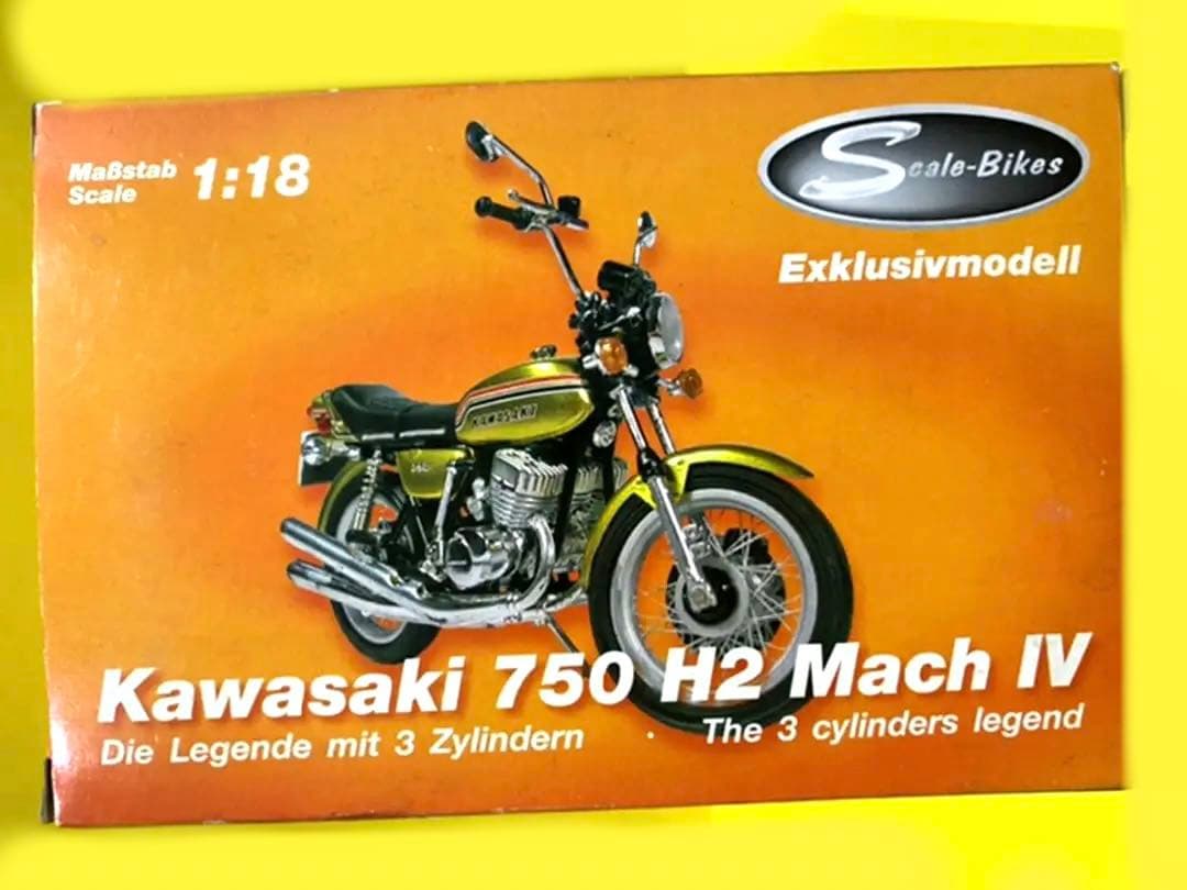★絶版限定★ Scale-Bikes製カワサキ750H2マッハIV1/18モデル