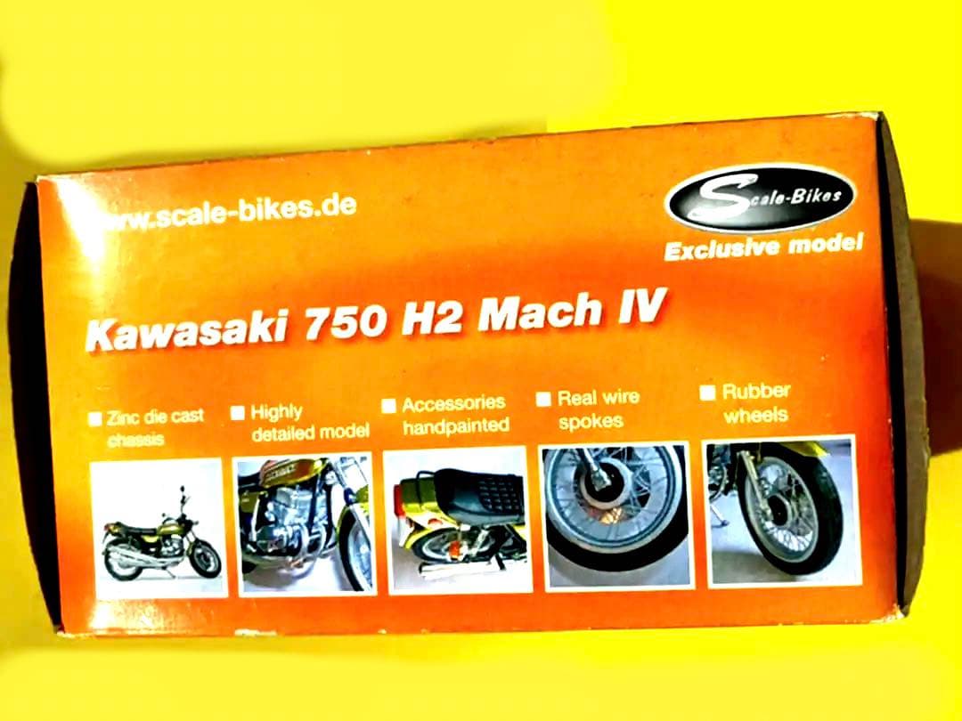 ★絶版限定★ Scale-Bikes製カワサキ750H2マッハIV1/18モデル