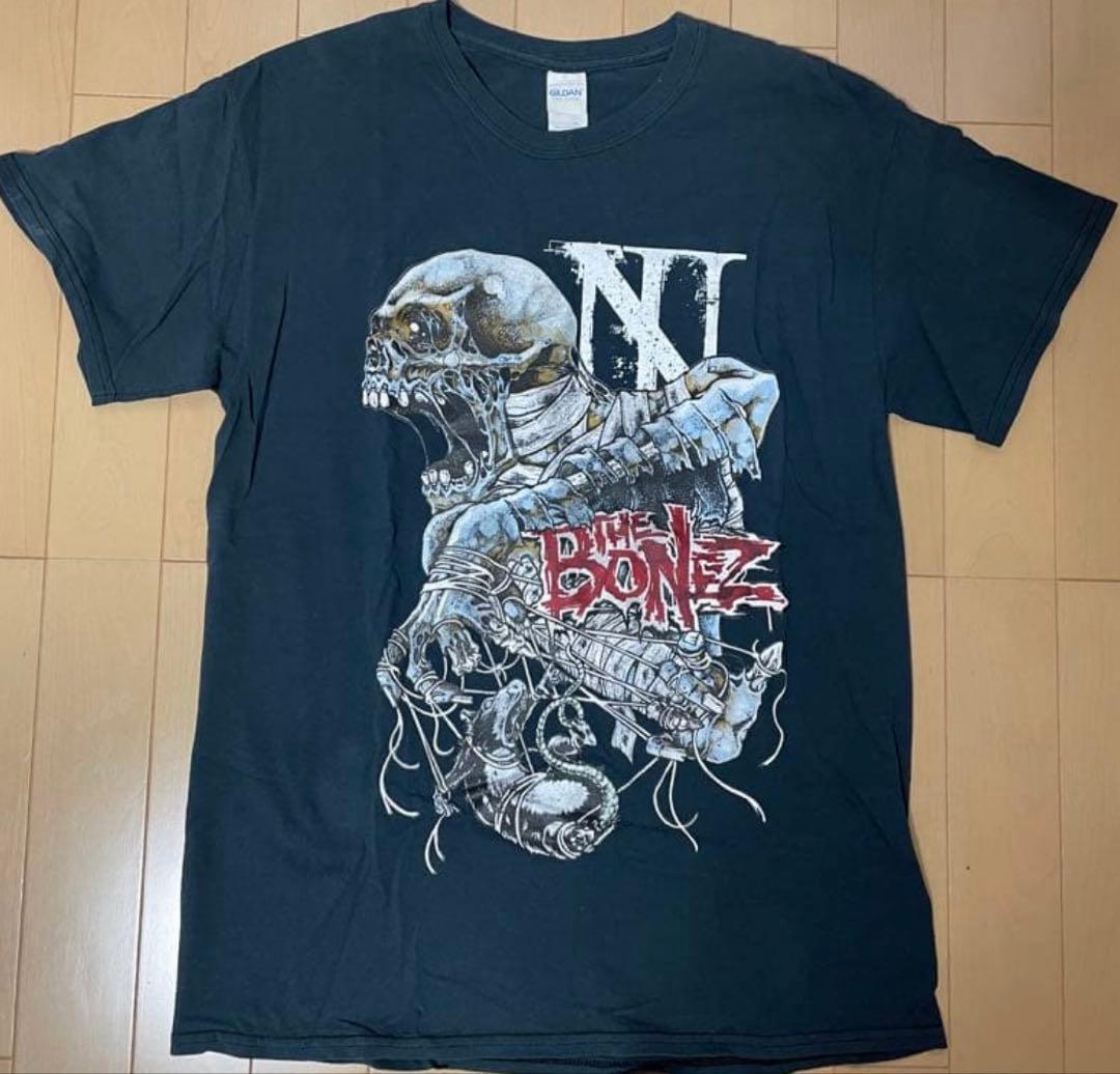 THE BONEZ Damaged Skull Tee 骸骨　Tシャツ