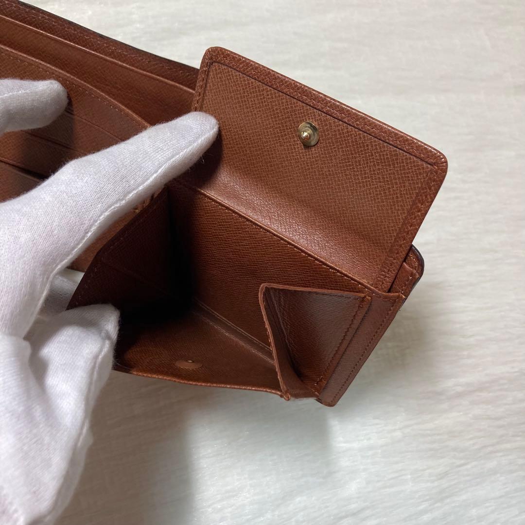 LV ルイヴィトン モノグラム ポルトビエ モネ M61665 二つ折り財布