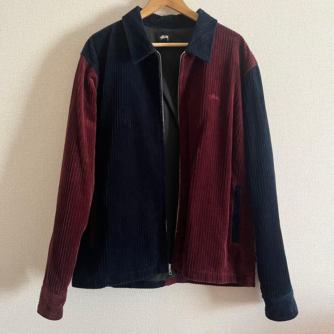 stussy mix up cord jaket ステューシー コーデュロイ L