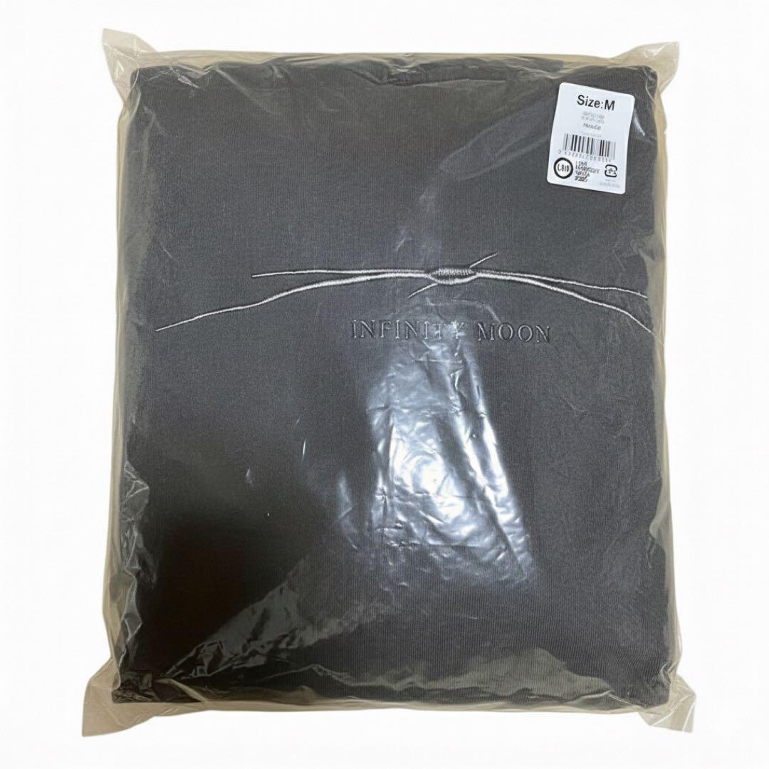 INFINITY MOON Hoodie パーカー チャコールグレー Mサイズ