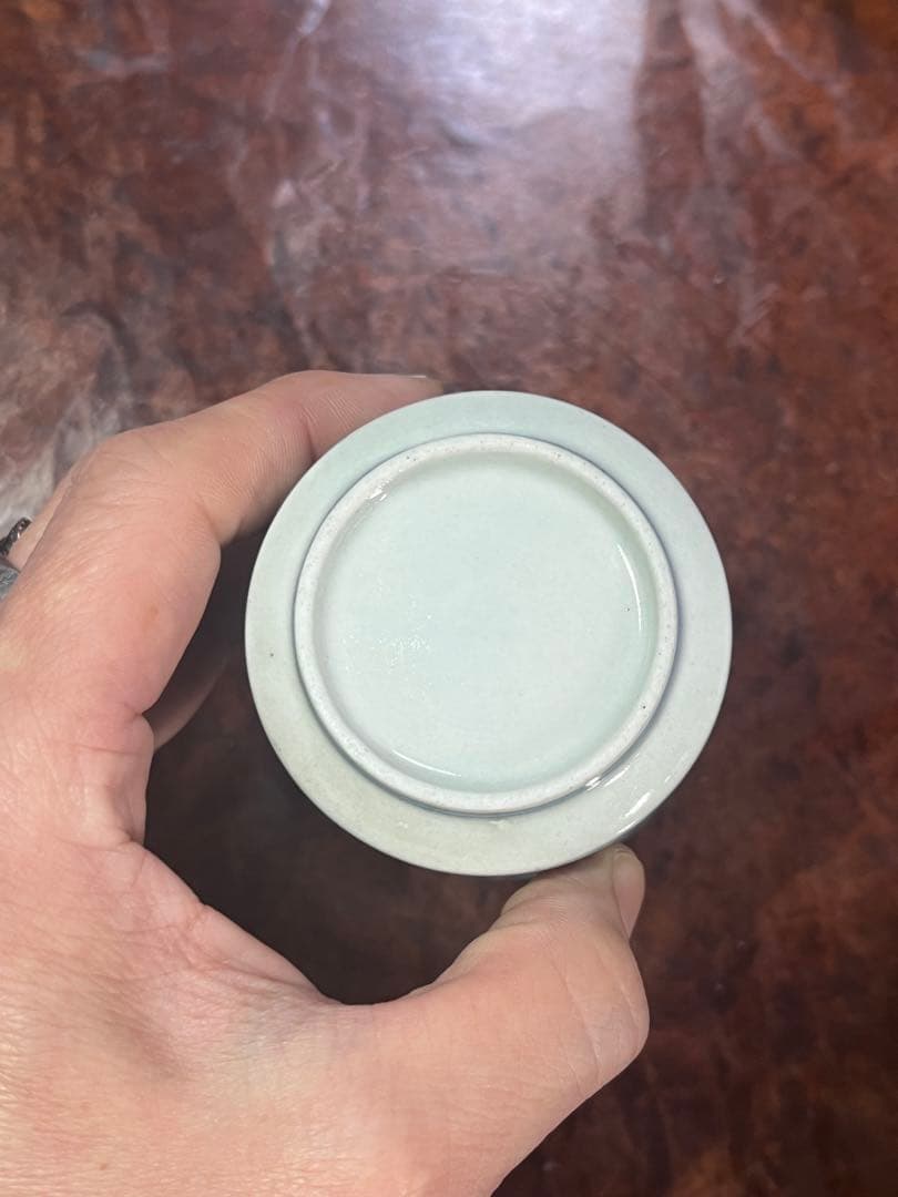 古伊万里　覗き猪口　のぞき猪口　蛸唐草　大振　無傷完品　唐草　民藝　民芸　唐草