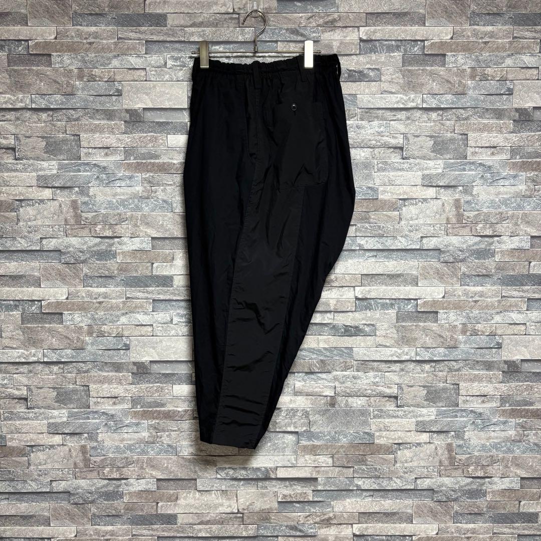ヨウジヤマモトプールオム 17SS 異素材切替サルエルパンツ BLK/2