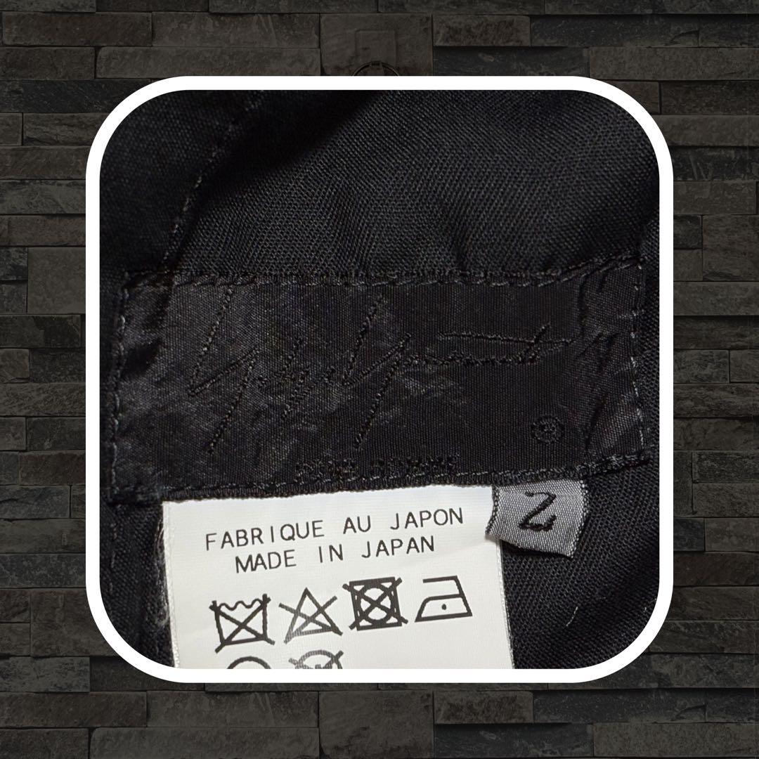 ヨウジヤマモトプールオム 17SS 異素材切替サルエルパンツ BLK/2