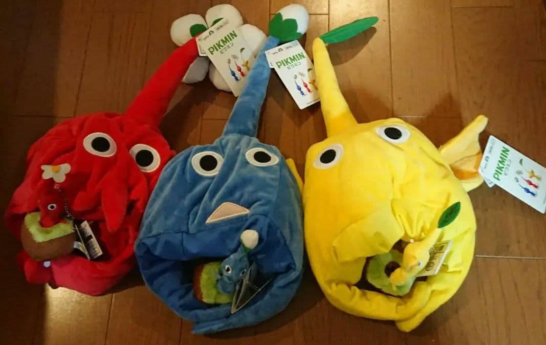 ピクミン なりきり帽子 引っこ抜きぬいぐるみマスコット