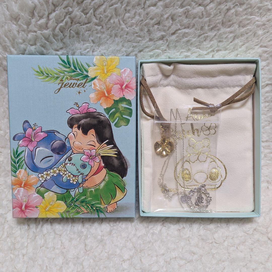 ネックレス レア リロ＆スティッチ ボックス付き Jewel ディズニーストア
