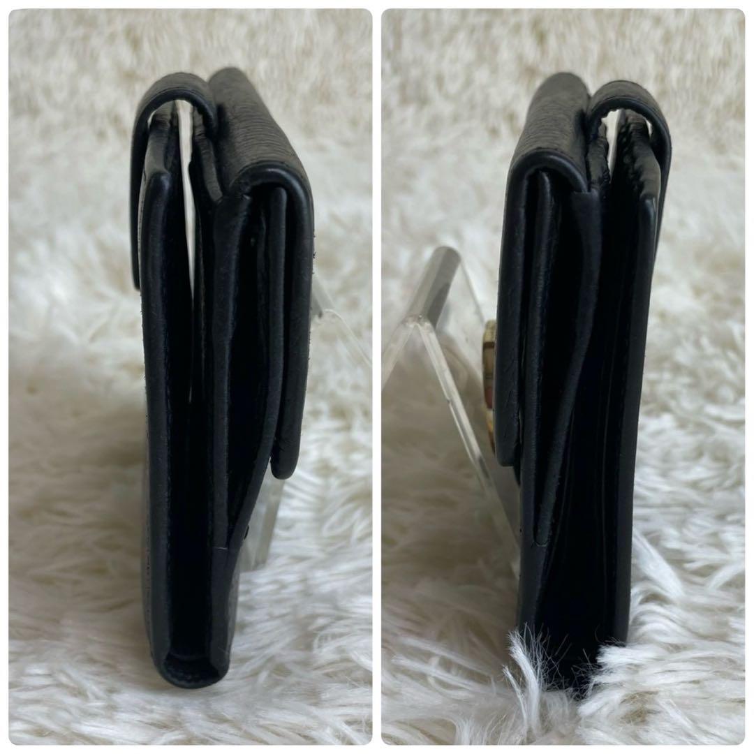 人気✨GUCCI Wホック財布　インターロッキング GG レザー　二つ折り財布