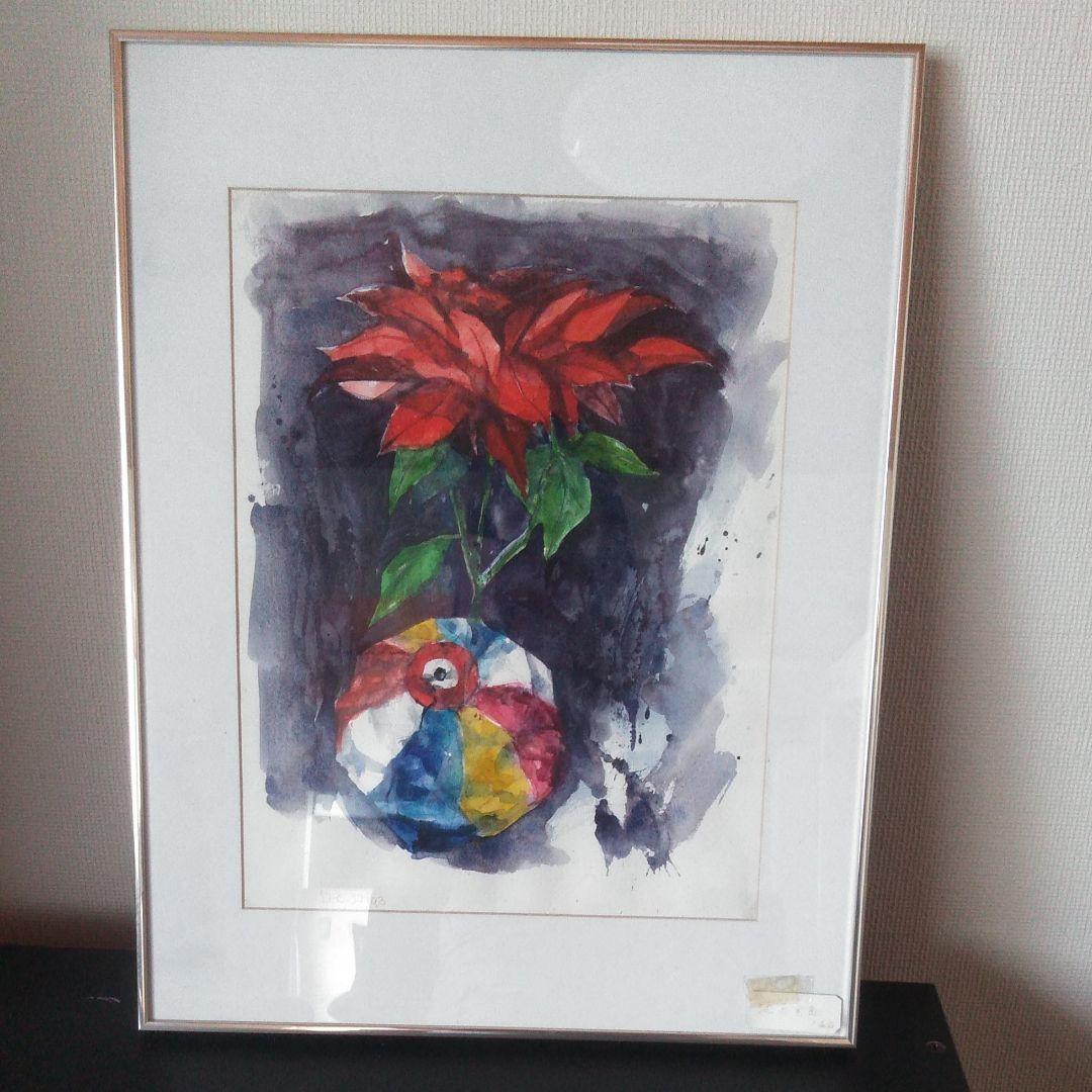 池内三郎絵画　紙風船の風景