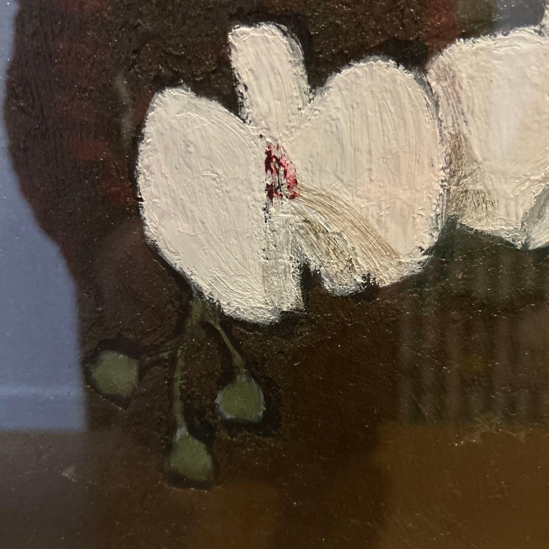 油彩　小笠原亮一　胡蝶蘭　F10 絵画