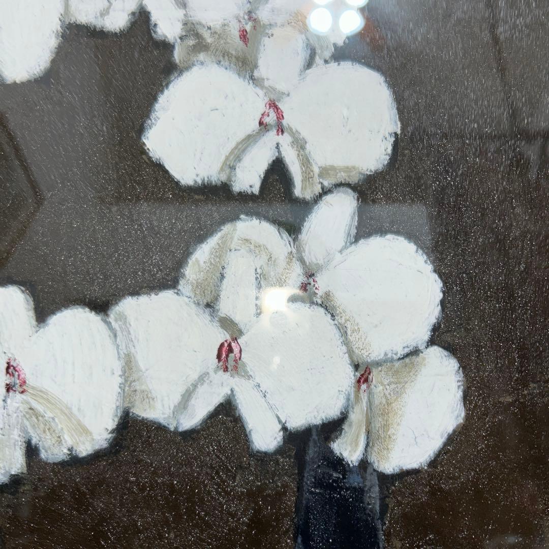 油彩　小笠原亮一　胡蝶蘭　F10 絵画