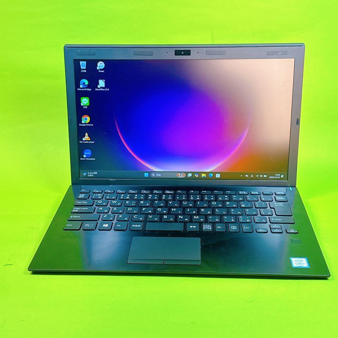 極速i7⭐️SSD 16GB Windows11⭐️8世代ノートパソコン カメラ