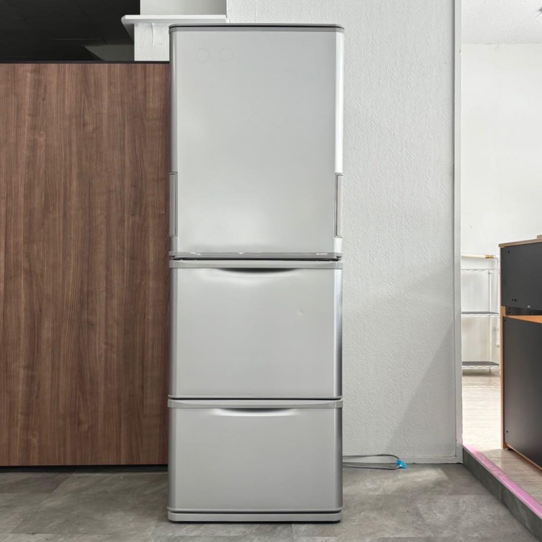 引取限定 札幌SHARP 3ドア冷蔵庫 350L 2023年製 SJ-W358K