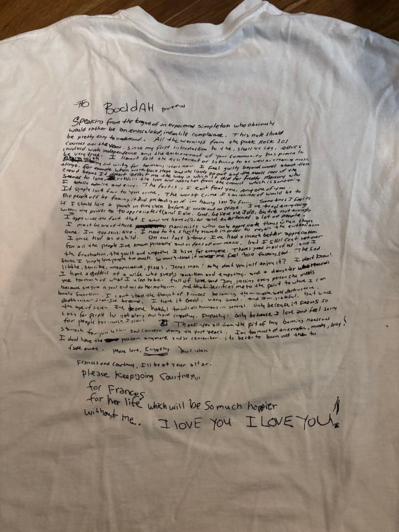 NIRVANA Tシャツ 人気ビッグサイズXL シカリオカルテル　カートコバーン