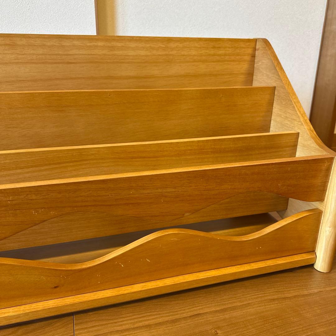 木製本棚 3段 組立家具