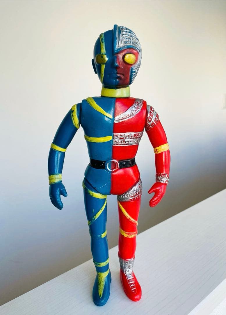 【当時物】キカイダー パチ 無版権 ソフビ スタンダードサイズ 28cm