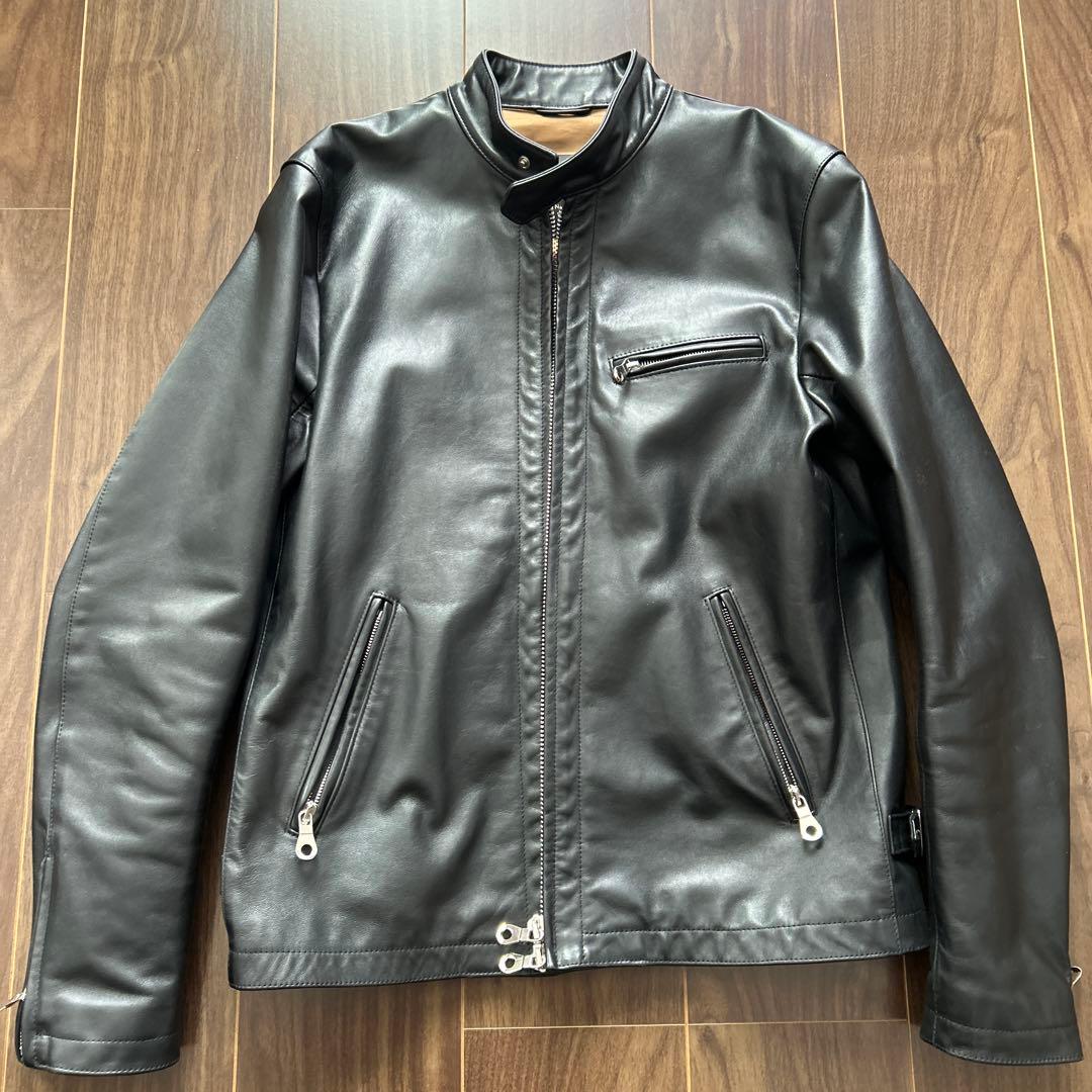 CINQUANTA ライダースジャケット ホースハイドレザー サイズ48