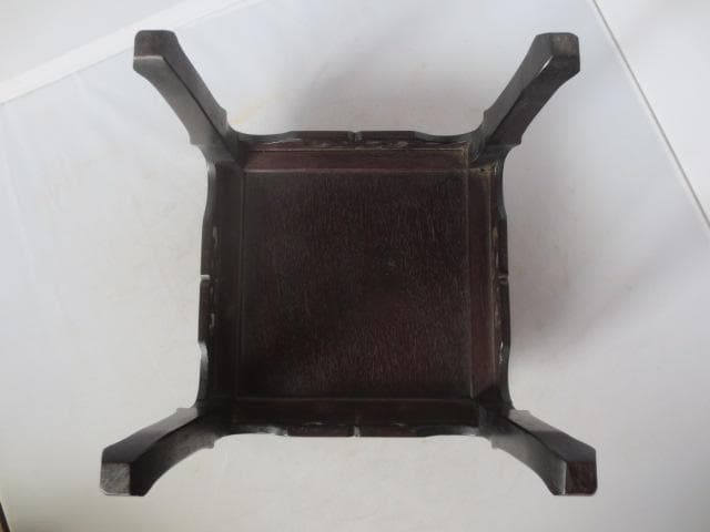 R7/07/2-3　唐木　四方高卓　香炉台　高卓　花台