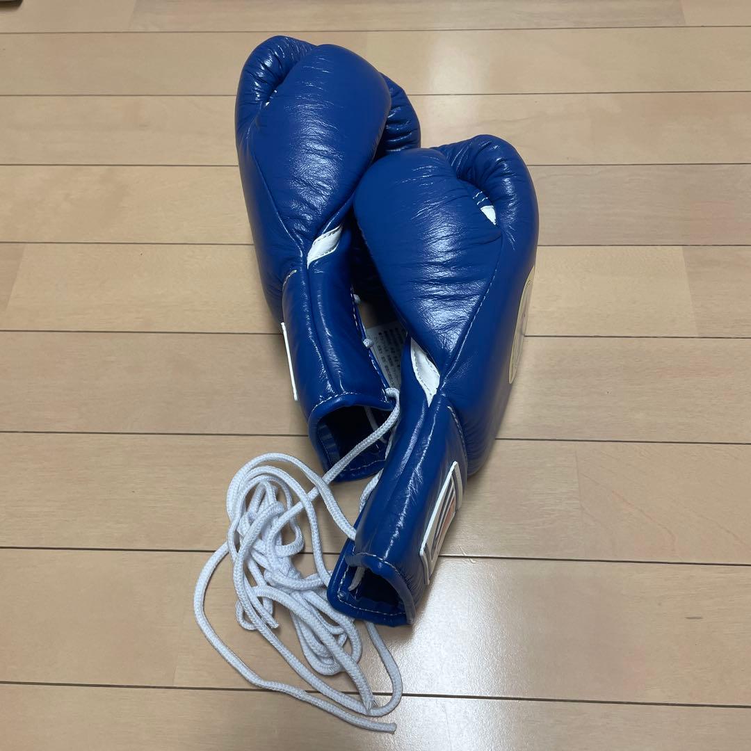 ベン様　新品即日発送 ウイニング 8オンスグローブ ブルー 牛皮革製