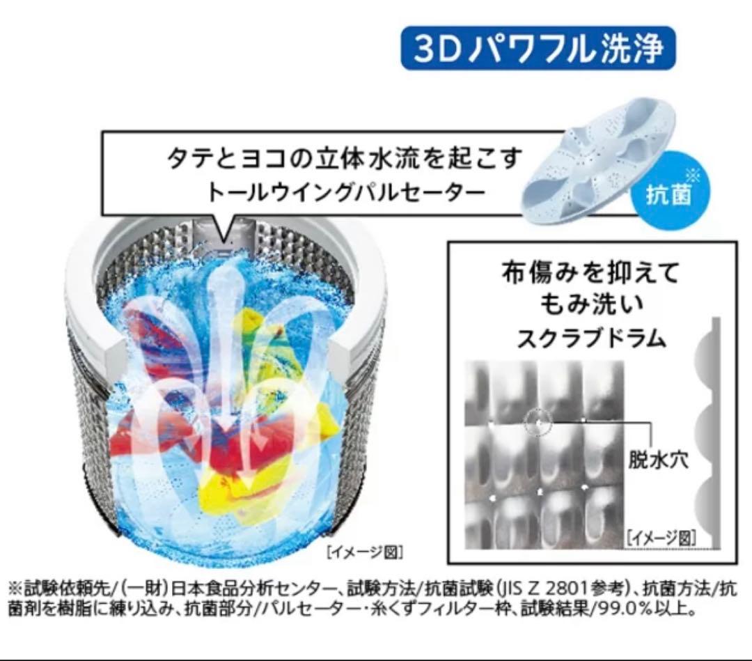 AQUA洗濯機 9kg 2023年購入　☆地域限定配達無料★