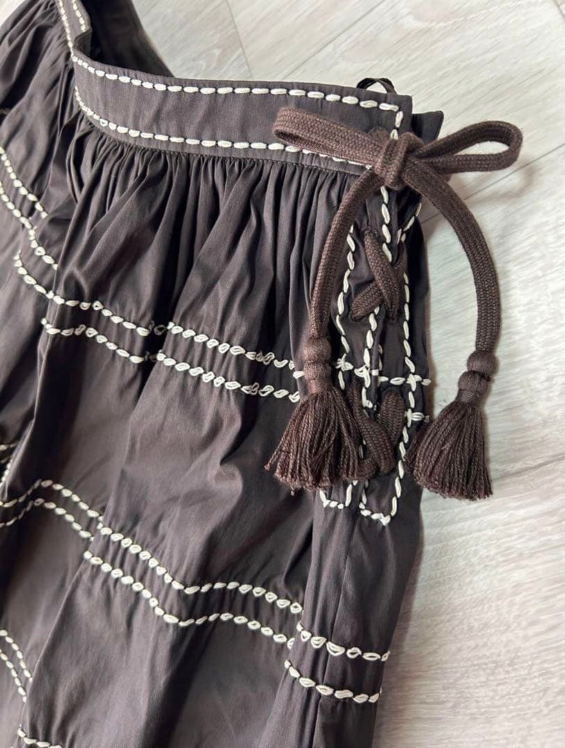 PRADA プラダ フレアスカート 膝丈スカート 38