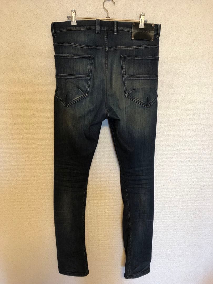 イサムカタヤマバックラッシュデニム　セミサルエル　インディゴ