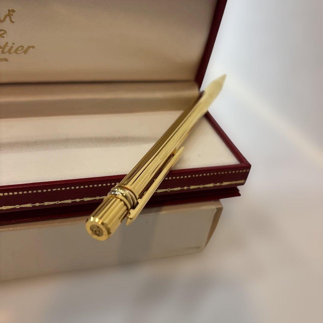 匿名発送　Cartier カルティエ トリニティ ツイスト式ボールペン ゴールド