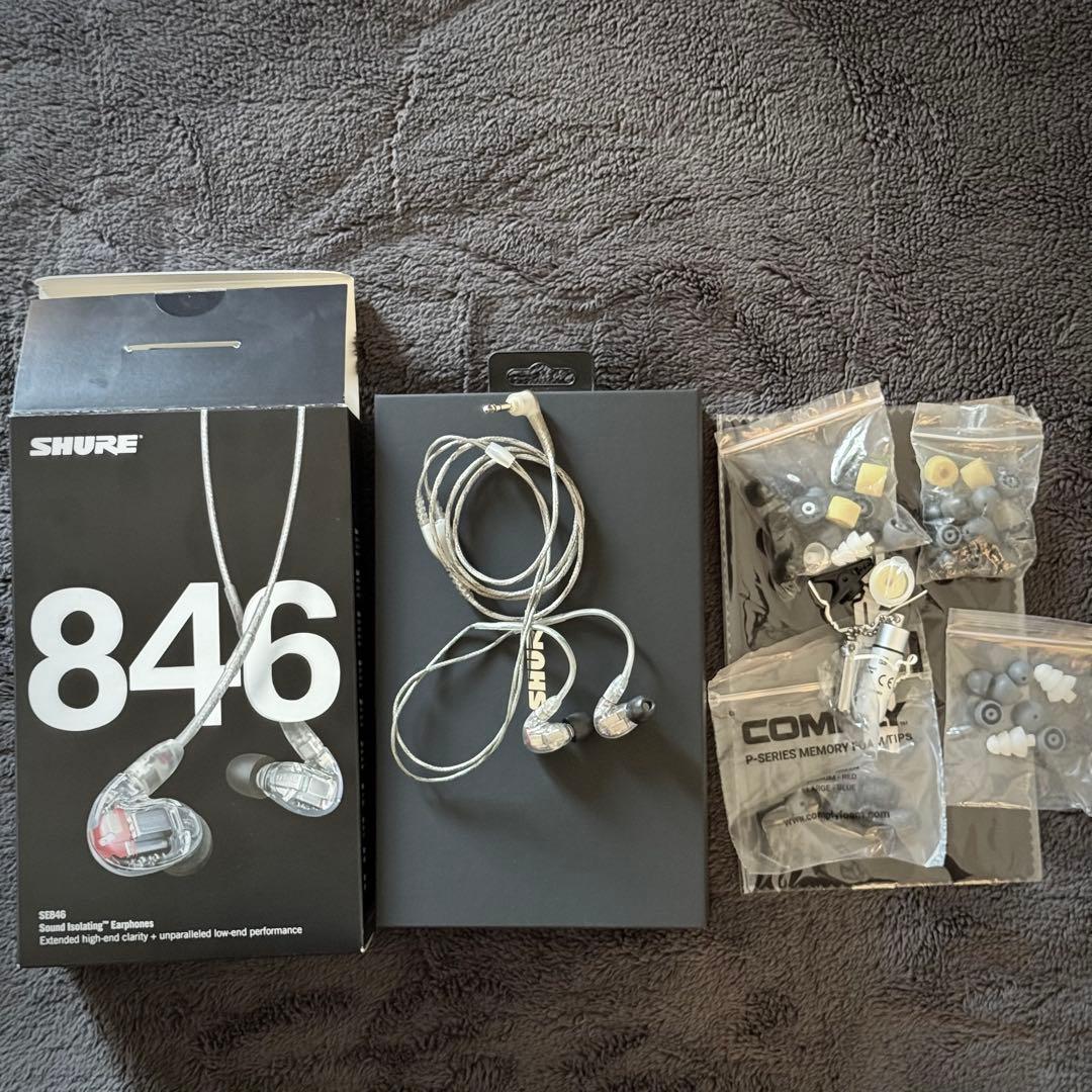 美品 SHURE SE846 第１世代クリア