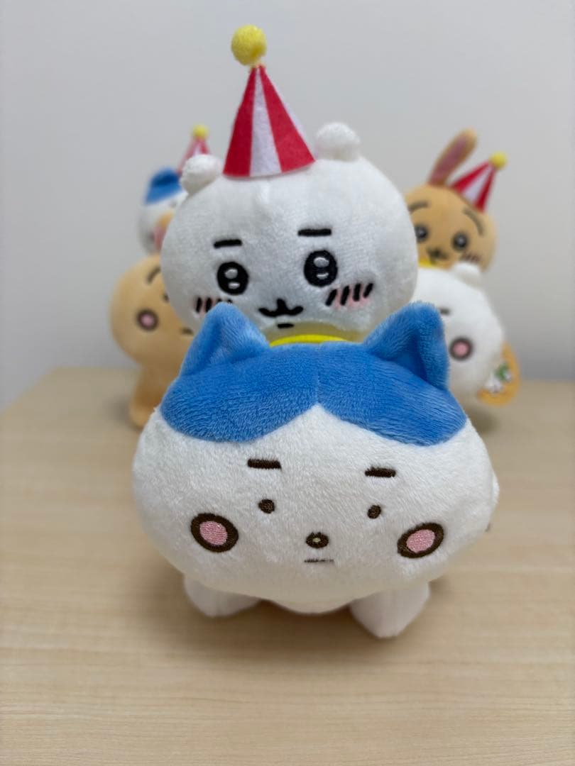 ちいかわ　ちいかわらんど　ぴーぽぽぬいぐるみ　3体セット