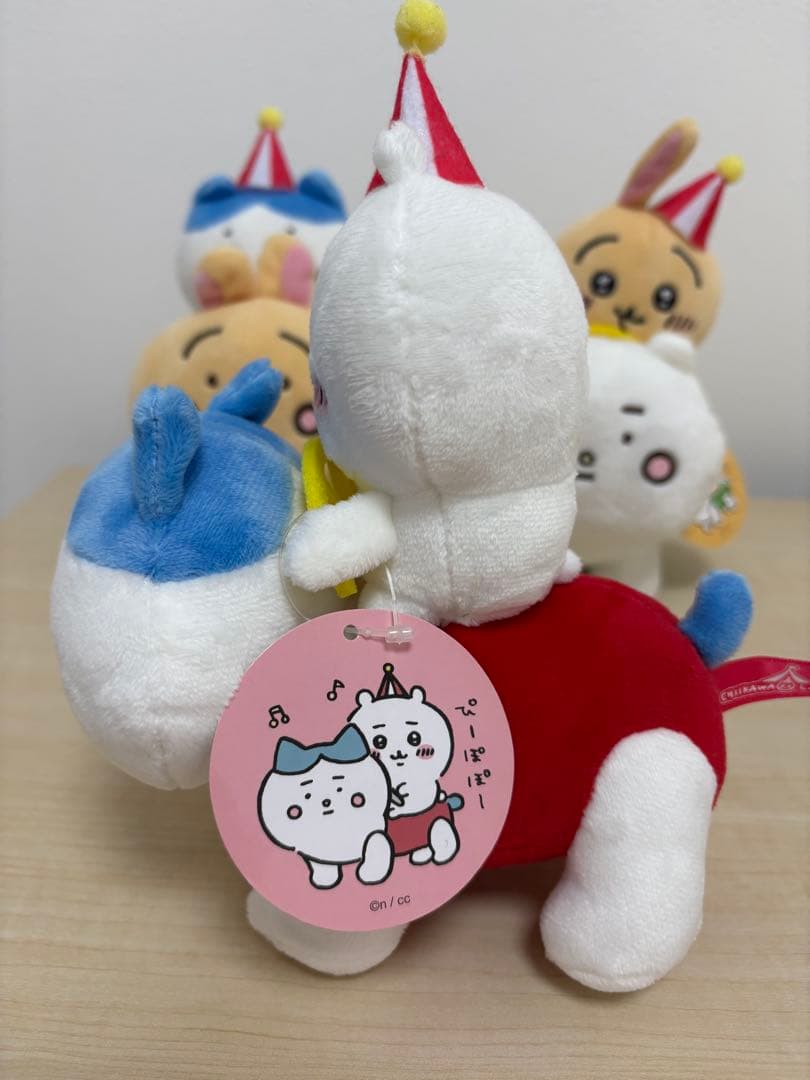 ちいかわ　ちいかわらんど　ぴーぽぽぬいぐるみ　3体セット