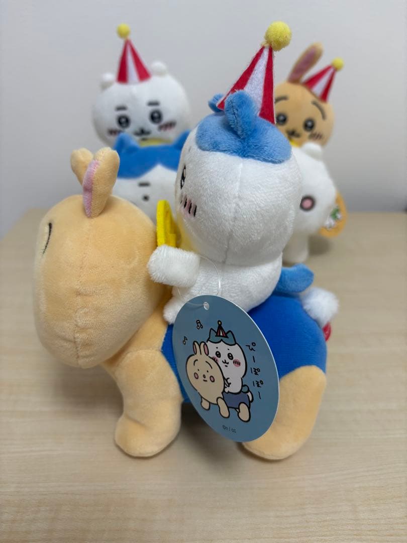 ちいかわ　ちいかわらんど　ぴーぽぽぬいぐるみ　3体セット