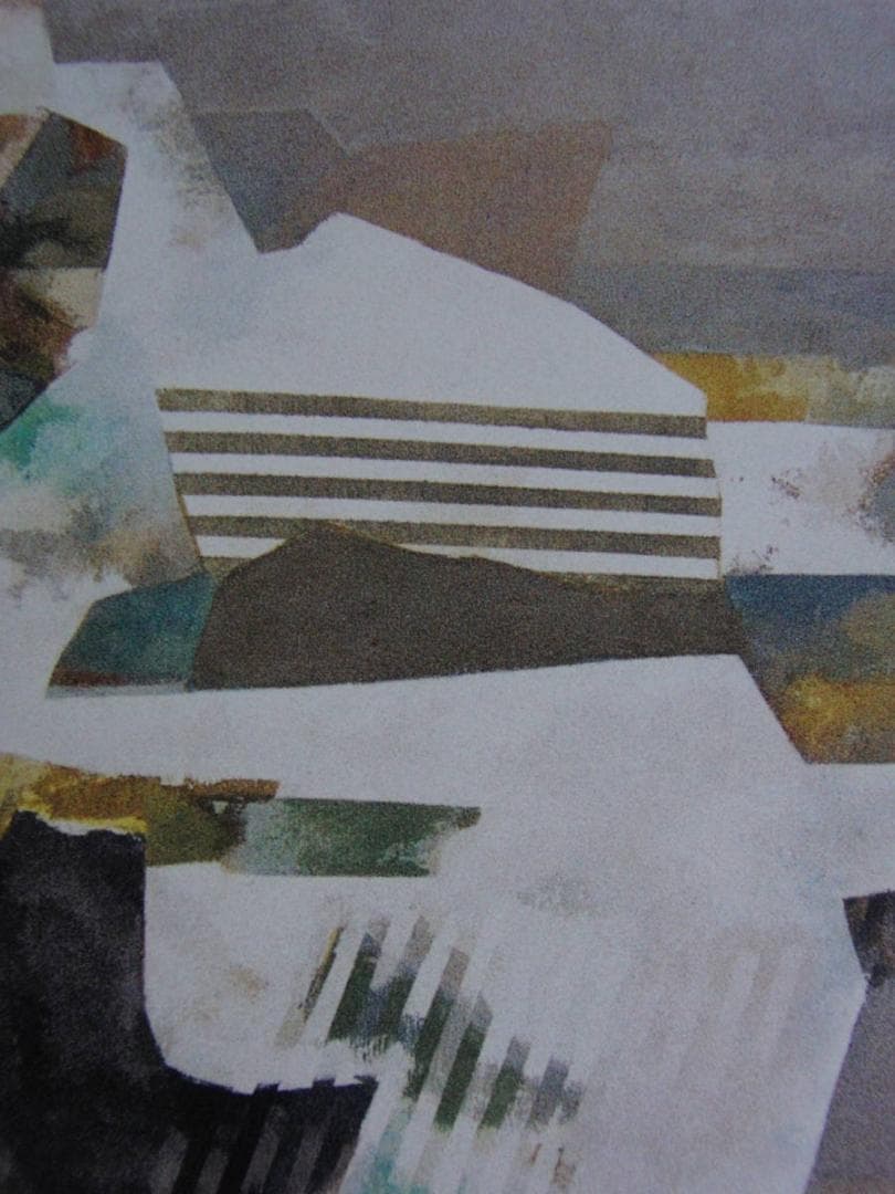 武田広男、【里の顔】、希少な額装用画集より、新品額装付