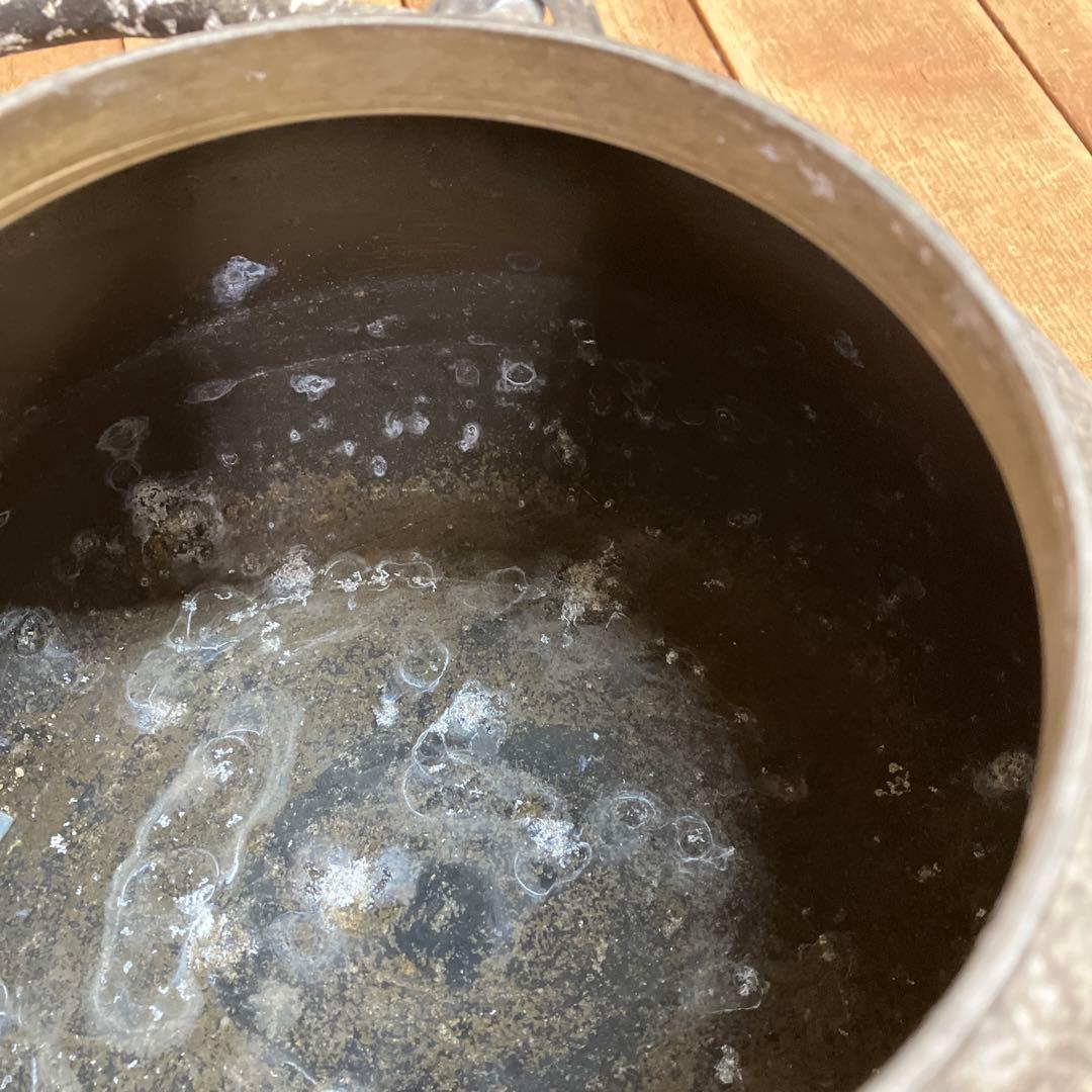 D-4 アンティーク 古道具 アルミ やかん ケトル 時代物 オブジェ レトロ