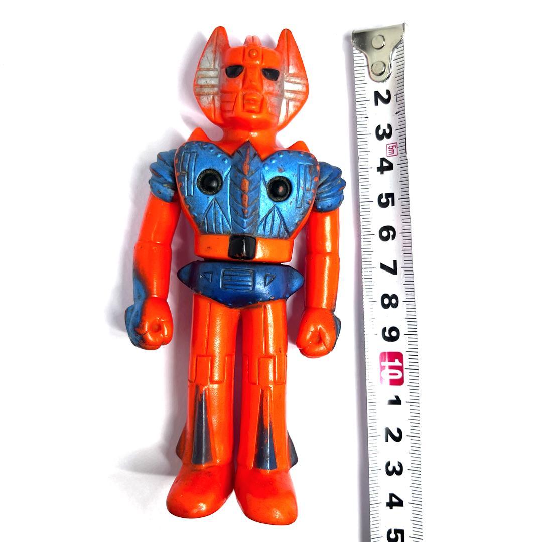 ヒカリトーイ スーパーX1 ソフビ 70年代 昭和レトロ ミドルサイズ