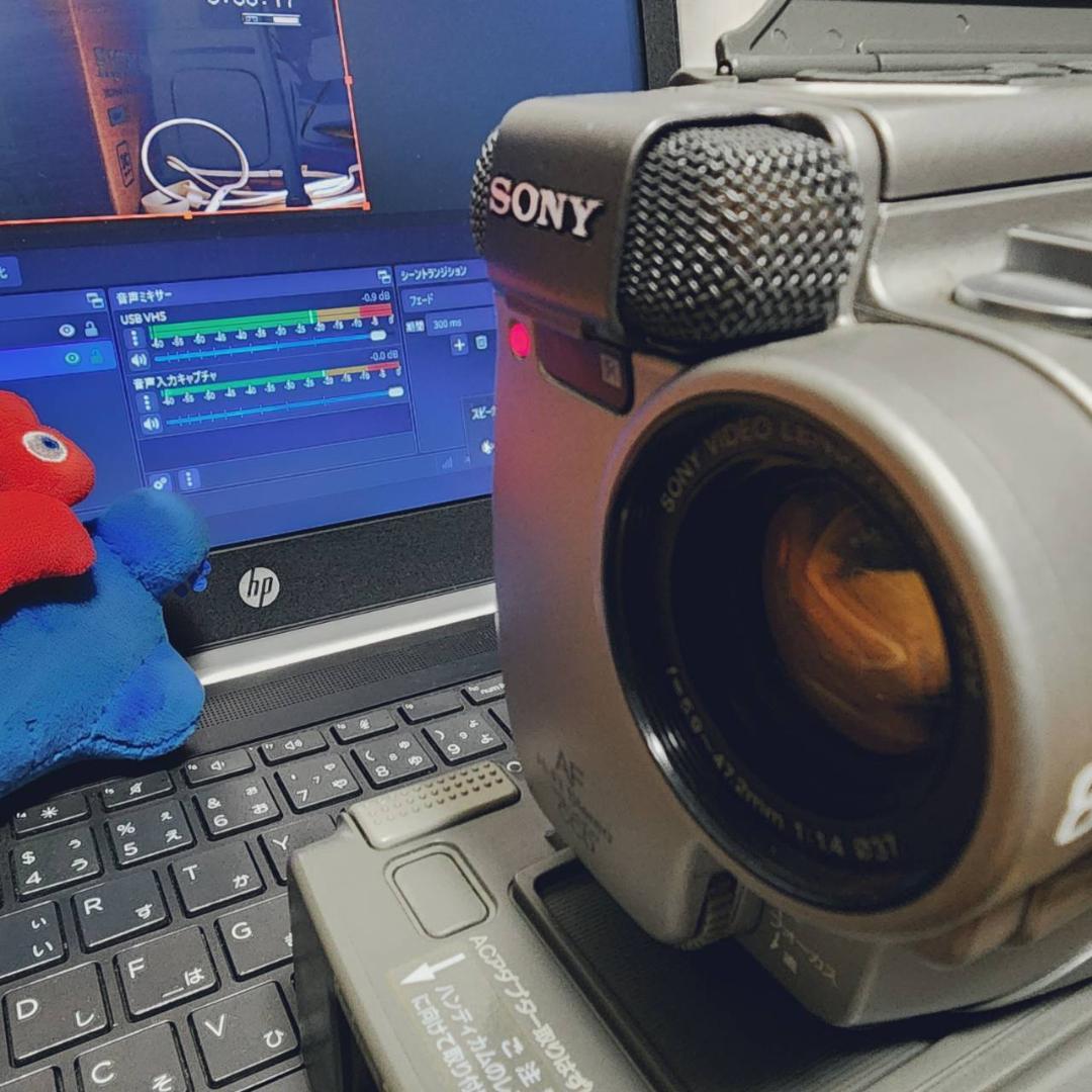 【動作確認済】SONY 高画質 Hi8 8ミリ ビデオカメラ CCD-TR1