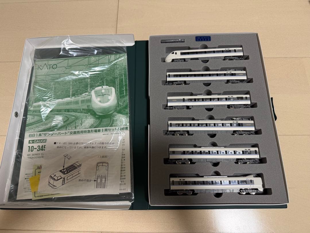 [シール未使用]KATO 681系サンダーバード Nゲージ 10-345