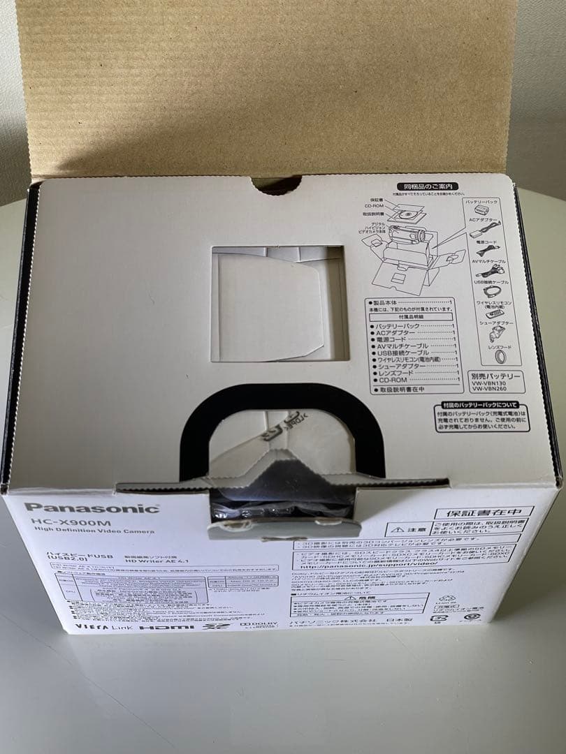 【ジャンク品】完動品Panasonic HC-X900M ビデオカメラ 64GB