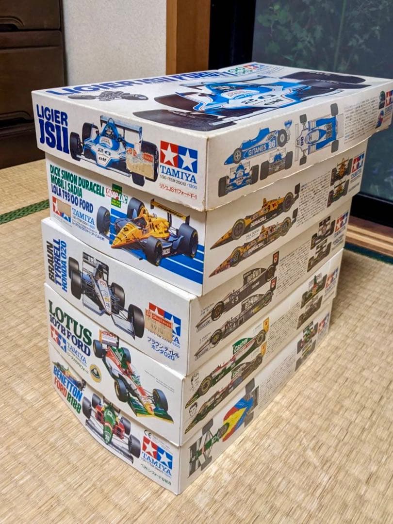 F1モデルキット 5台セット　タミヤプラモデル