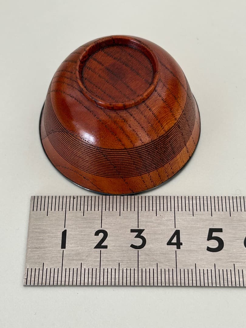 盃 (木地に純銀内張) ３客　打物師 鉄邦作