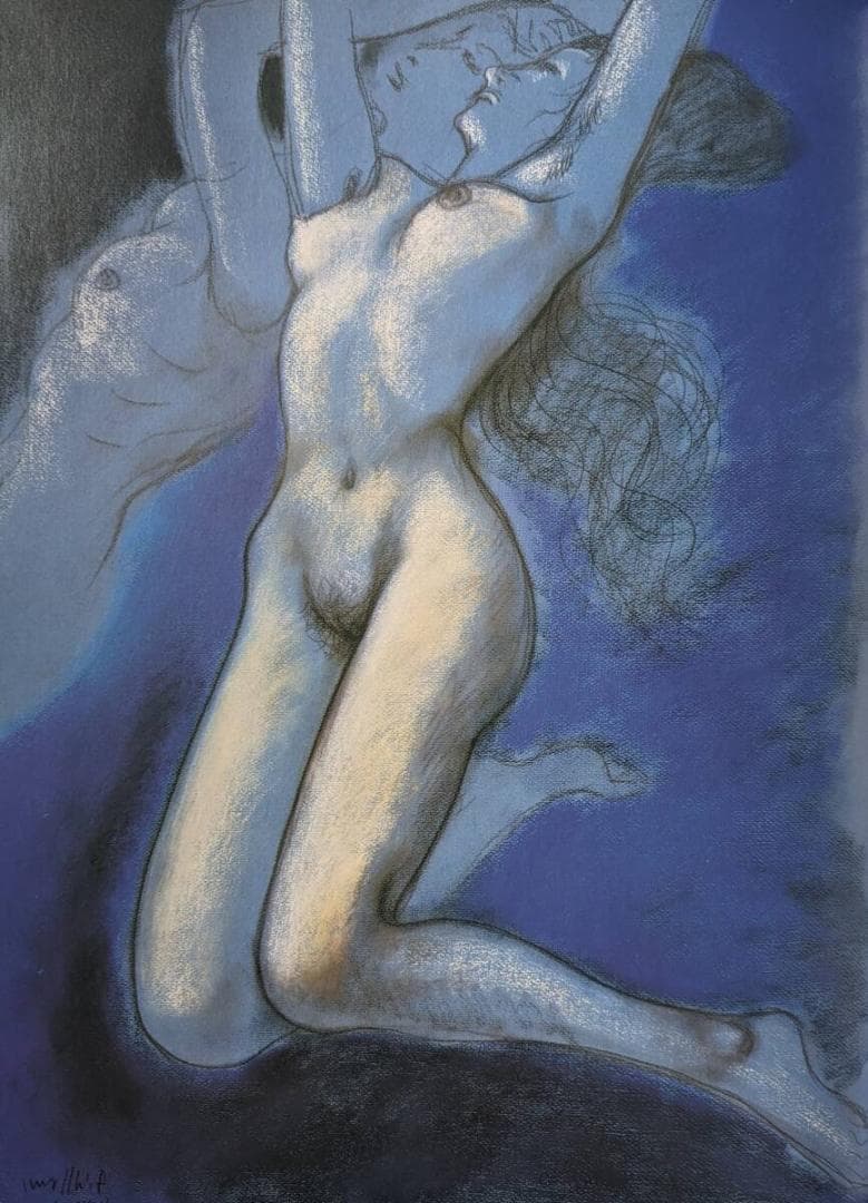 古沢岩美、厳選、大判、希少画集・額装画、限定800部、人気作品、状態良好