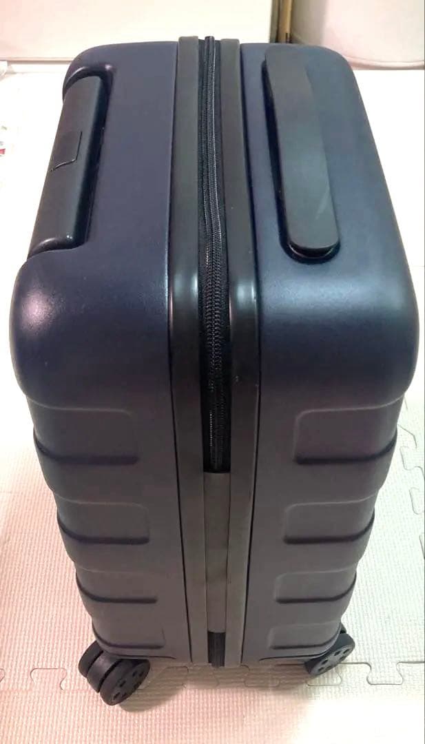 無印良品 バーを自由に調節できる ハードキャリーケース 20L ネイビー