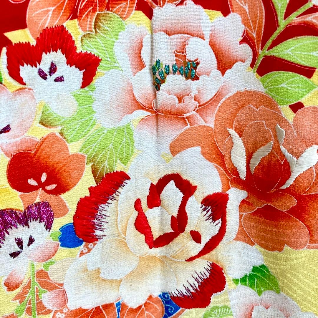 ★レトロ　アンティーク　女の子　子供着物　七五三　3歳　大正ロマン　NO24