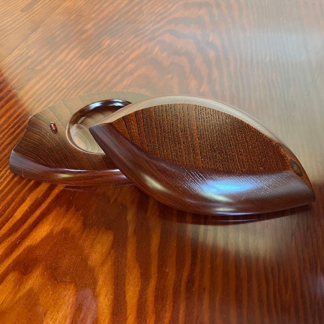 欅拭漆合子 香合 小物入れ 木工芸 漆器　伝統工芸