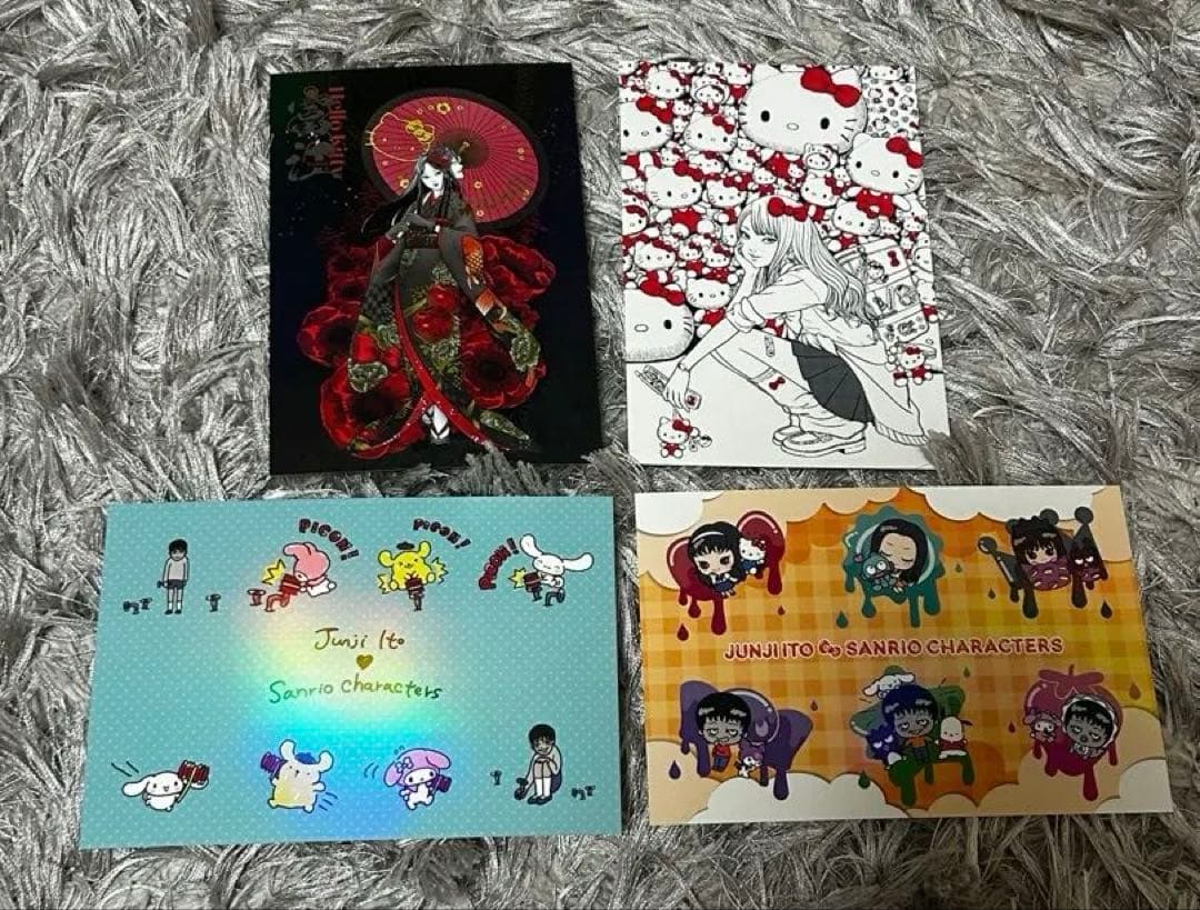 伊藤潤二×サンリオキャラクターズ　複製原画　ギャル富江　限定特典　ポストカード