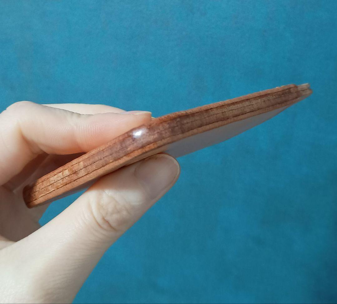 栃木レザーカードケース ヌメ革パスケース 本革 ハンドメイド手縫い