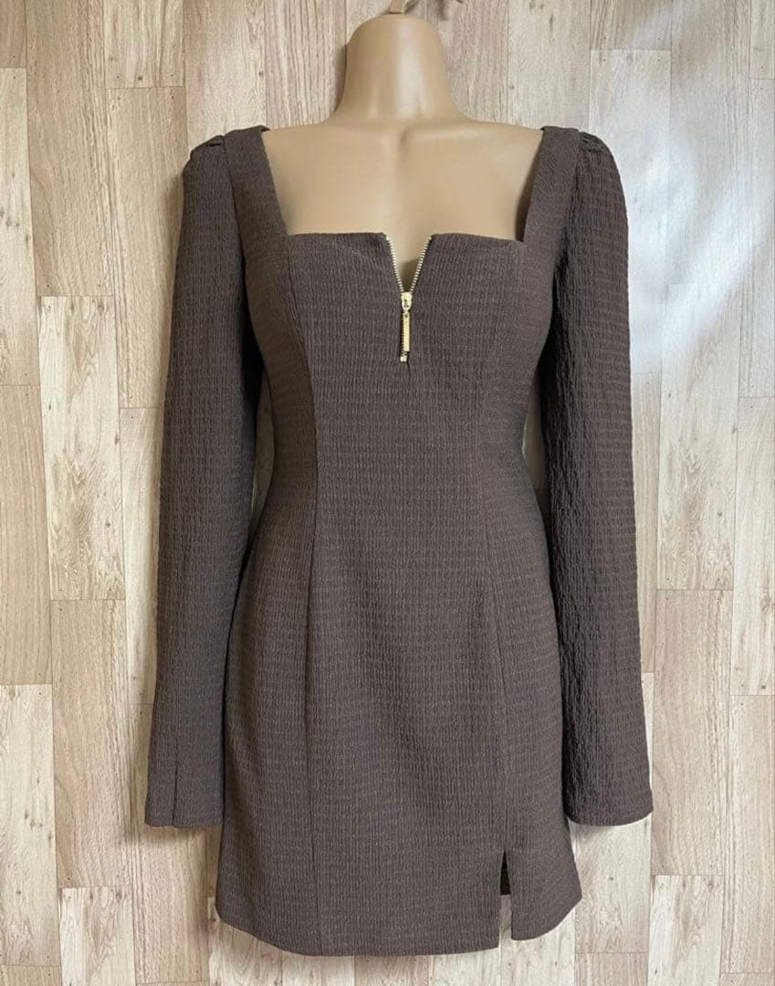 ロングスリーブタイトミニキャバドレス(GL3239)