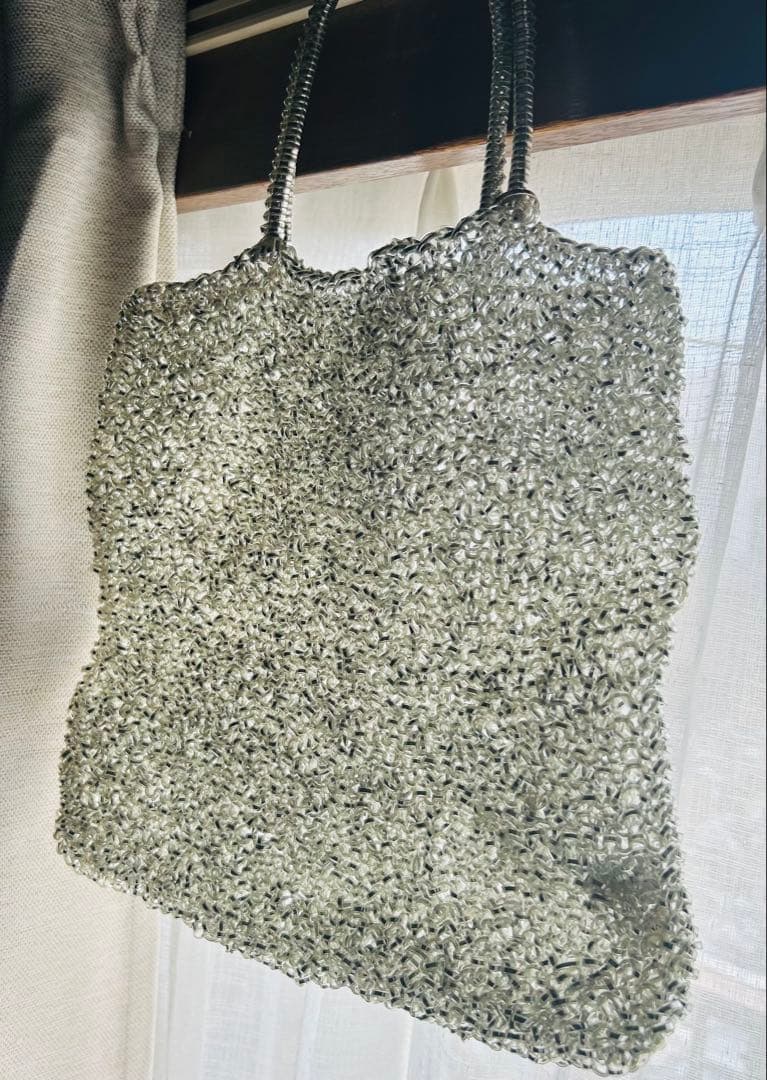 【ANTEPRIMA 】◆バッグ ◆シルバー◆（本日中sora品です）